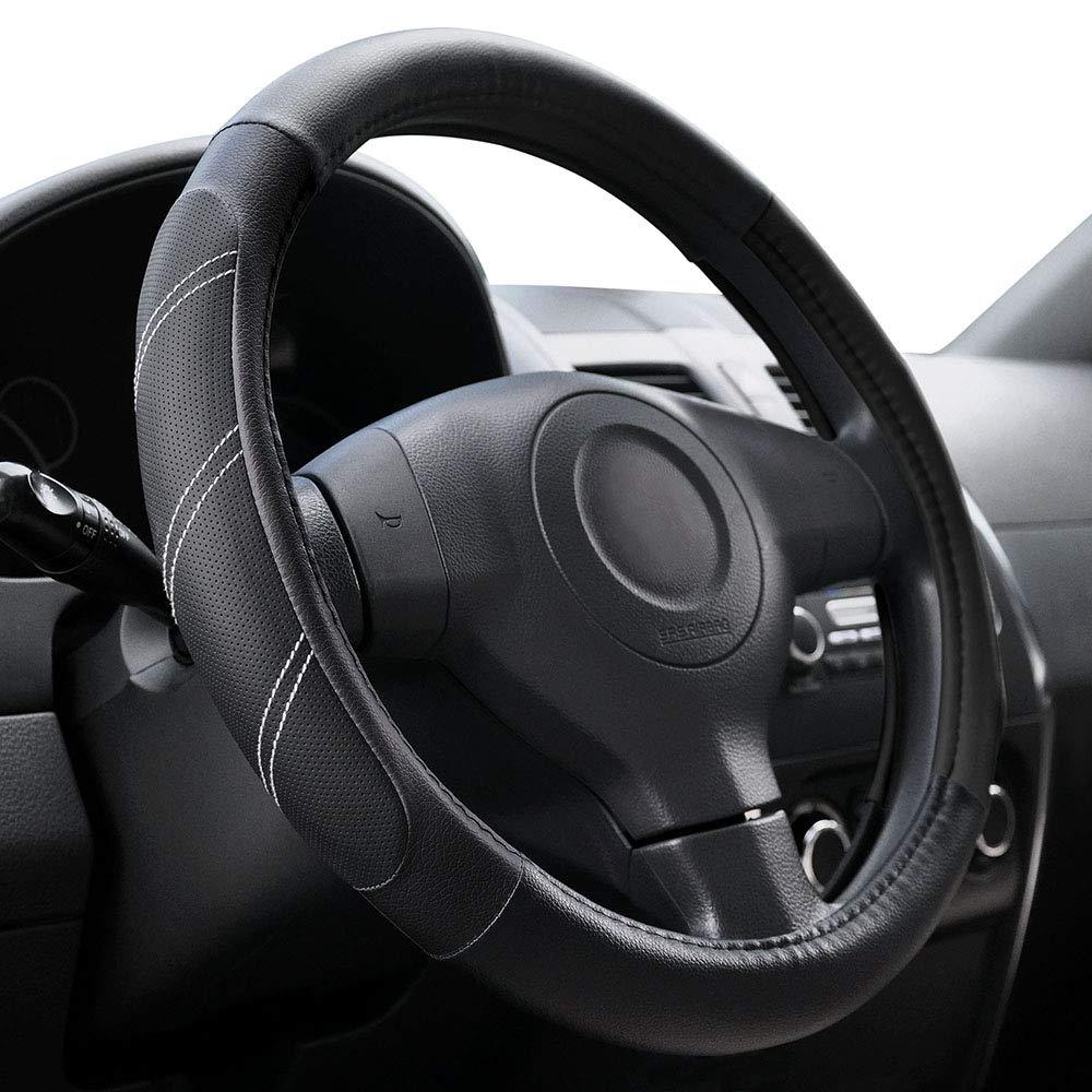 Car steering wheel cover leather elastic handle cover without inner ring Four Seasons universal car accessories car handle cover
