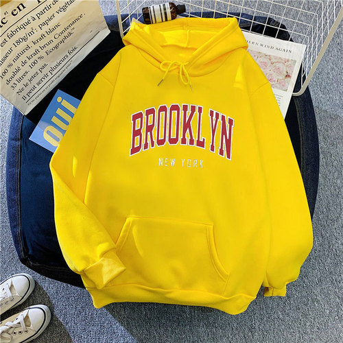 Cross-border Women's American Retro Letter Hooded Fleece Sweatshirt 2025 Autumn/Winter Loose Casual Style Outerwear Wholesale