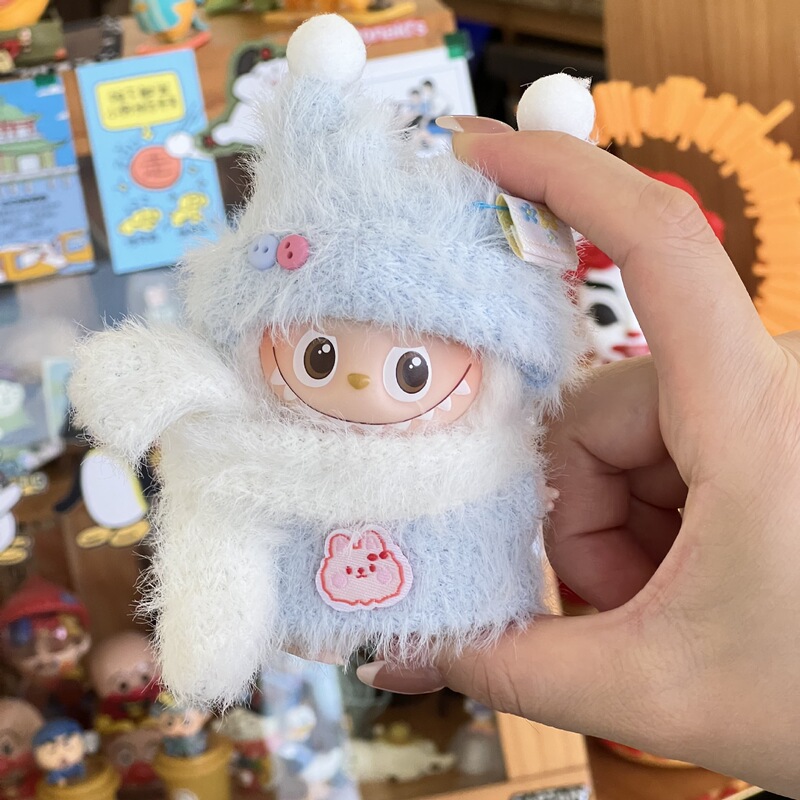 仅衣服适用4代迷你版拉布布4.0娃衣mini版Labubu四代衣服心底密码|undefined