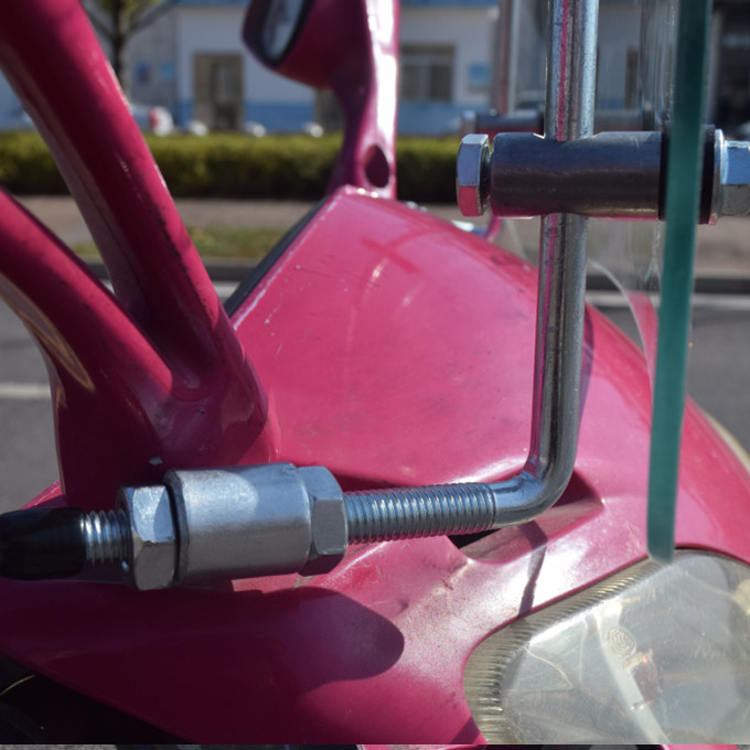 Electric Vehicle Front Windshield Tempered Glass Battery Pedal Type Motorcycle Windshield Glass High Definition Front Windshield