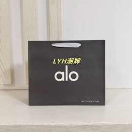 alo纸袋专柜ALO购物手提袋短袖外套运动服装礼品袋潮牌包装袋批发