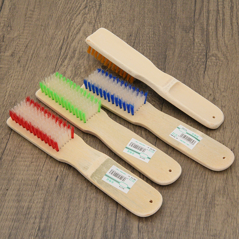 23cm Thickened and Enlarged Bamboo Shoe Brush, Linyi Daily Necessities Store Two-Yuan Store Wooden Laundry Brush, Cleaning Laundry Brush