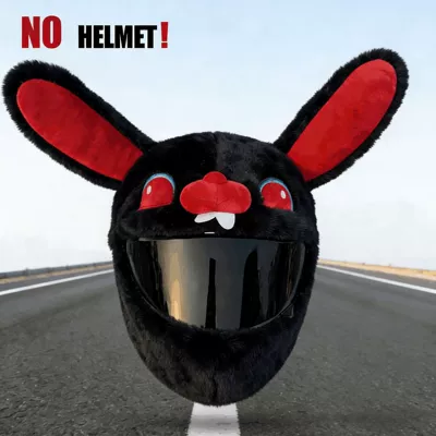 Dəbilqə (Kaska) aksesuarları — Helmet Covers Stitch Pikachu - black-rabbit