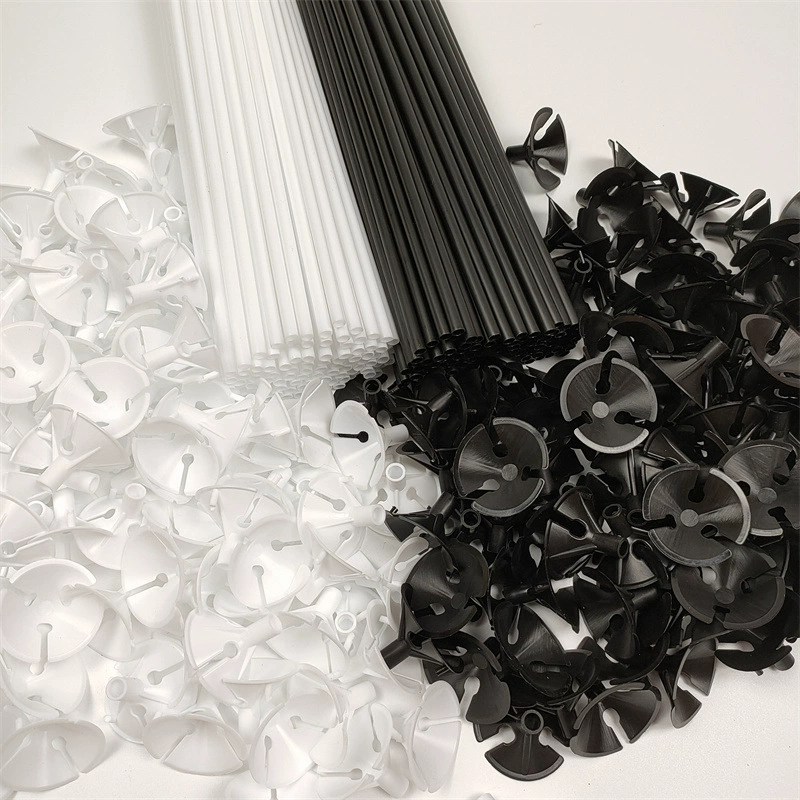 Оптовая продажа фабрики прозрачный новый материал Полюс воздушного шара утолщенный большой прозрачный пластиковый полюс воздушного шара верхний полюс воздушного шара