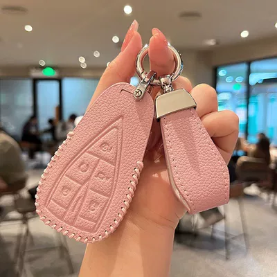 Car key bag x7 Auchan x5 Yidong plus - default-a5-cherry-blossom-powder-skin-textured-libian-powder-short-buckle