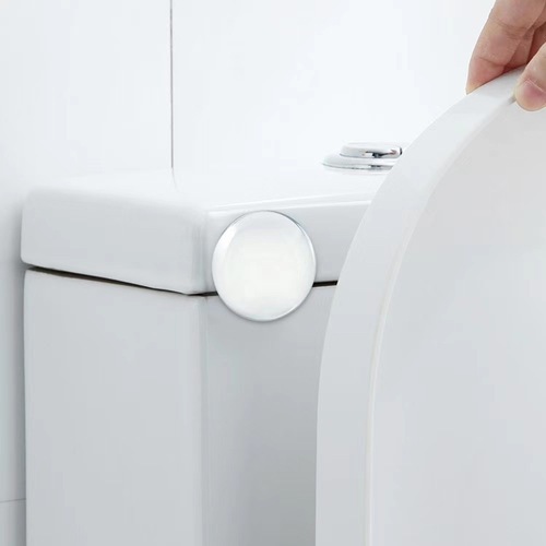 Transparent silicone anti-collision sticker new thickened door handle bathroom buffer silent anti-collision pad cross-border manufacturer wholesale