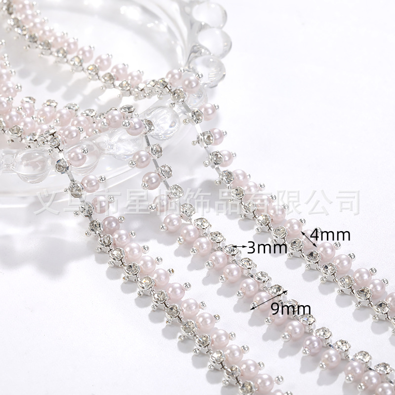 4mm Silver Pearl Bottom