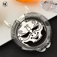 Creative cocktail filter stainless steel, stainless steel AISI 304
