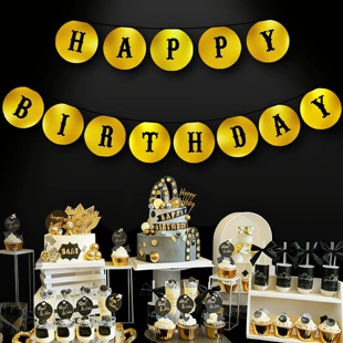 Гирлянда Happy Birthday на праздник и Рождество