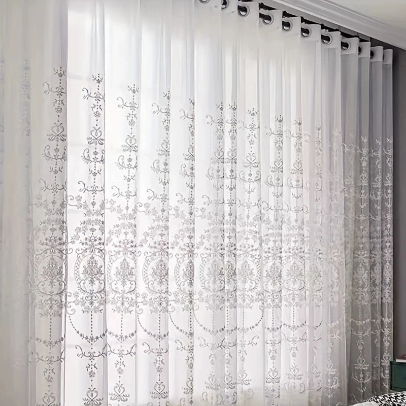 Modern simplicity popular green home curtain bedroom living room living room balcony semi -shading shading special show curtain free punching