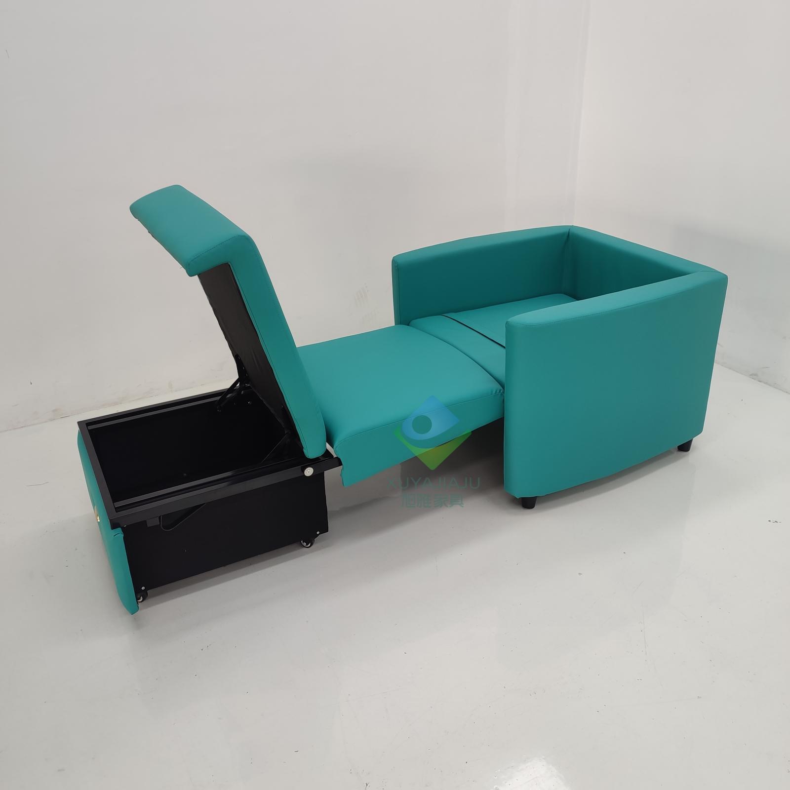Sofá cama de una sola persona plegable de doble propósito sala de estar estudio sofá cama tecnología tela de cuero silla médica