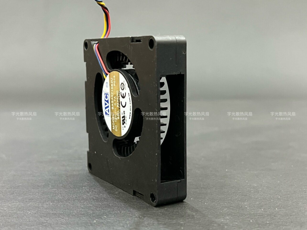 AVC 7015 7cm厘米 12V 0.7A离心涡轮鼓风机 4线pwm温控大风量