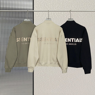 FOG Duplex ESSENTIALS Los Angeles Defined Reflective High Street Loose Collar Cardigan Baseball Suit Fashionable Jacket