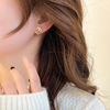 Silver needle, fashionable earrings, silver 925 sample, internet celebrity, wholesale