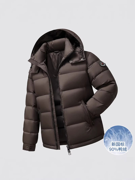 Detachable elite velvet keep warm down jacket