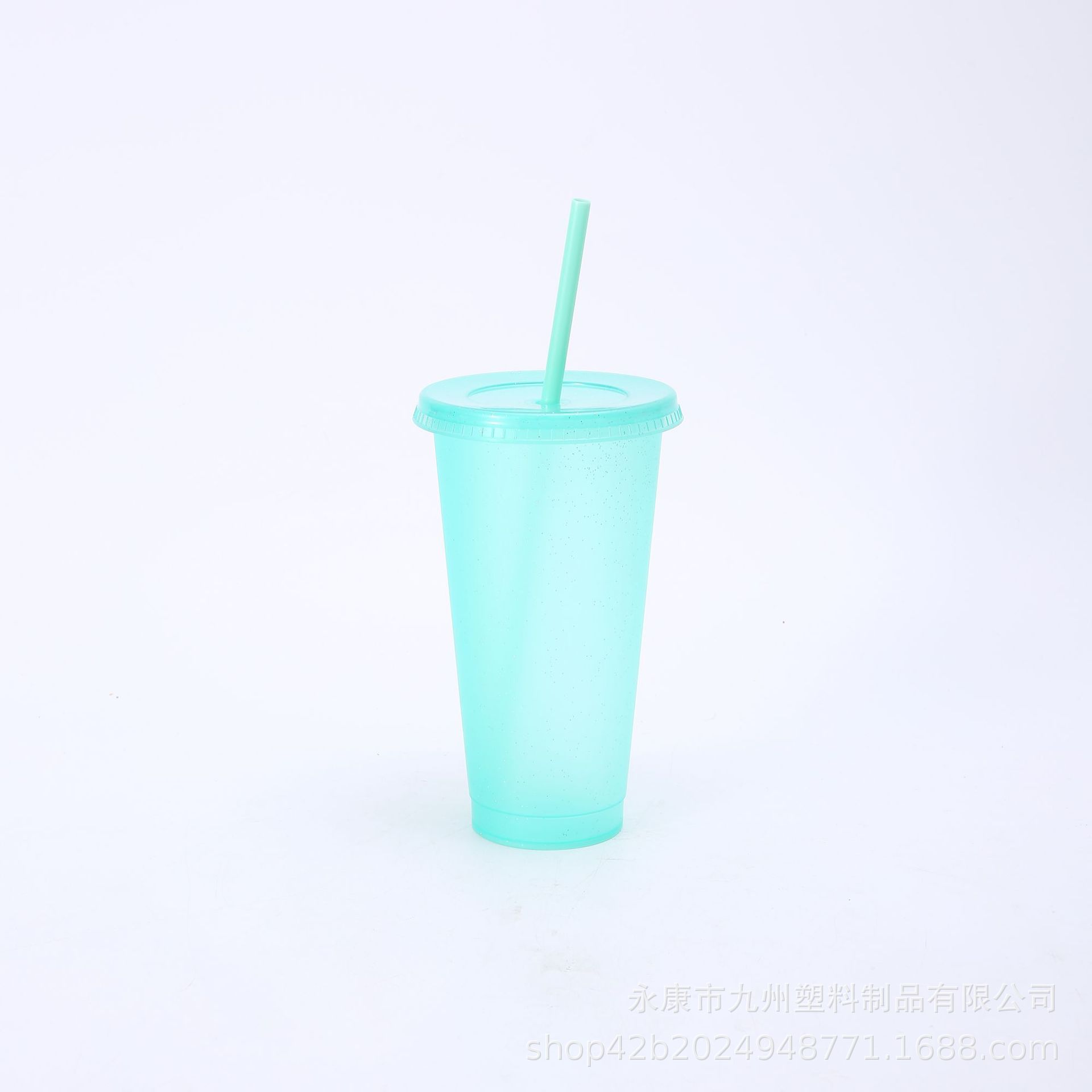 Taza de lentejuelas de brillo de papá estrella caliente transfronteriza de gran capacidad pp taza de pajita de plástico taza de agua de moda al por mayor