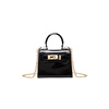 Small lock, one-shoulder bag, fresh small bag, chain