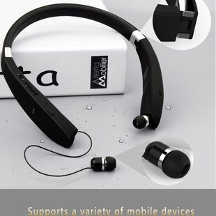 SX-991 stereo Bluetooth headset 5.0 folding universal sports music headset L28 hanging neck wireless headset