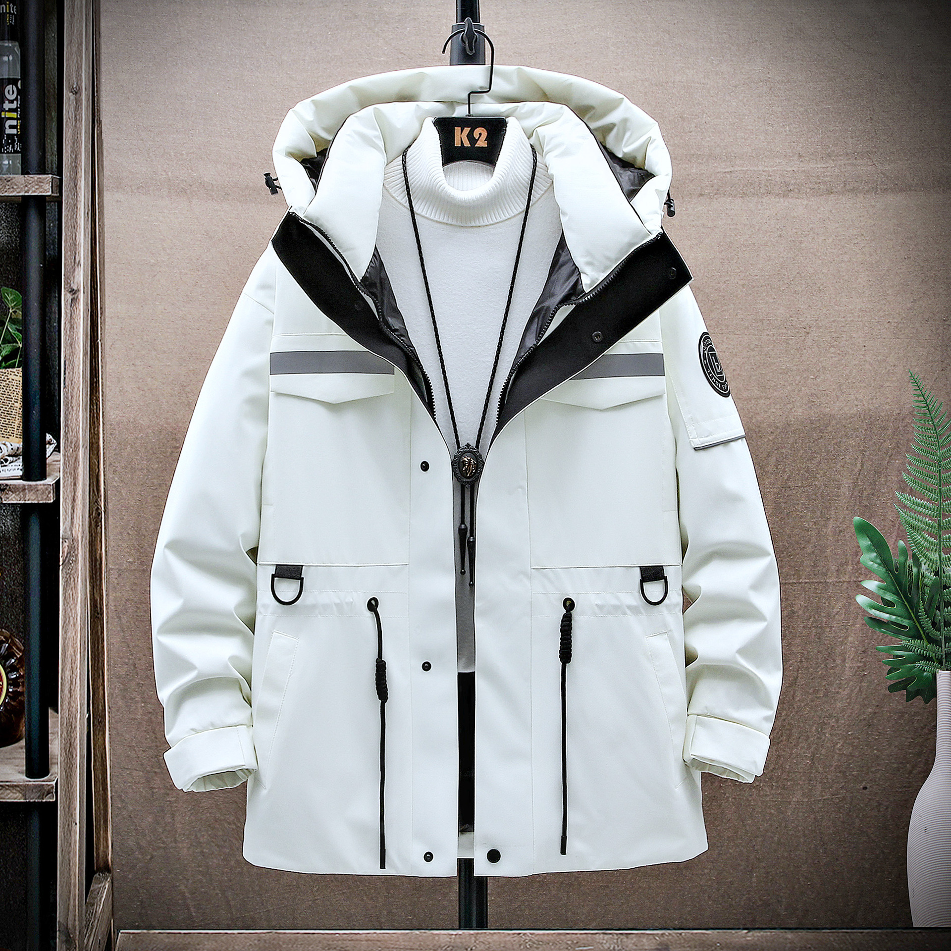 Coppia stile unisex alta qualità piumino 2021 nuovo inverno corto abbigliamento da lavoro all'aperto giacca spessa tendenza_voghion.com