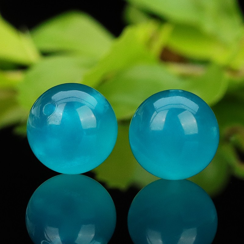 [Free Shipping] Natural Icy Amazonite Loose Beads Bracelet, Multi-Gemstone 18-20MM DIY Crystal Bead Jewelry
