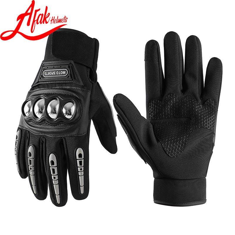 Four Seasons Racing Knight protector de la motocicleta guantes de montar caliente pantalla táctil resistente a la caída a prueba de viento unisex al por mayor