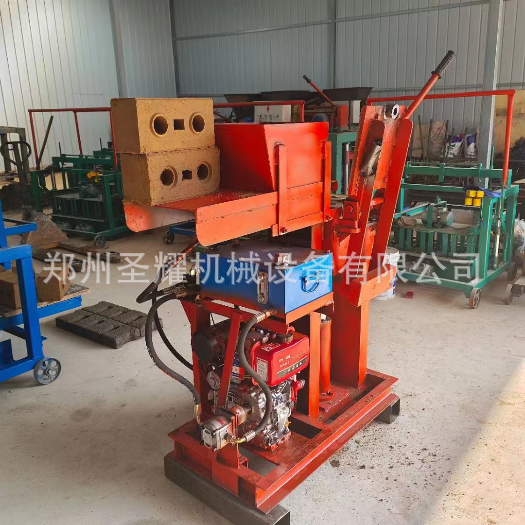 Export clay Lego brick machine Peru small clay no-fire brick press…