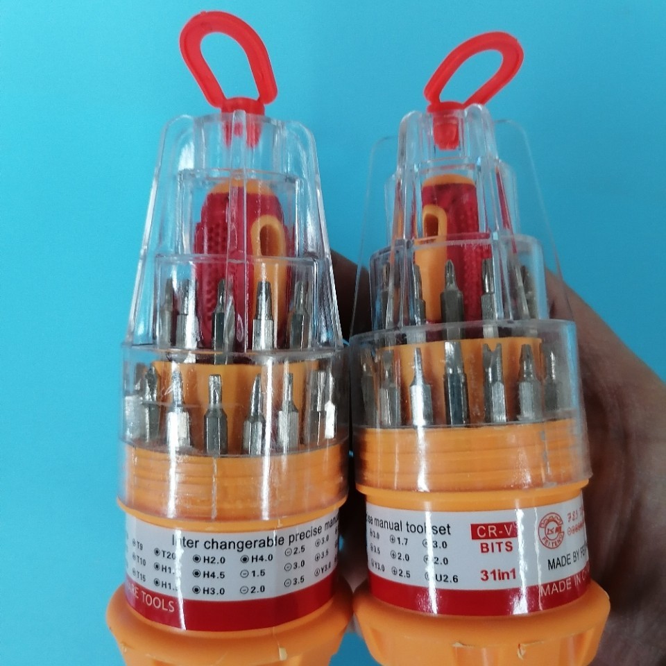 批发31件套螺丝刀宝塔套装螺丝刀十字多用起子螺丝刀