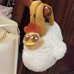 新商品の赤い本と同じタイプのグーグーのぬいぐるみのハンドバッグの鶏は労働者の精神状態を治療します。