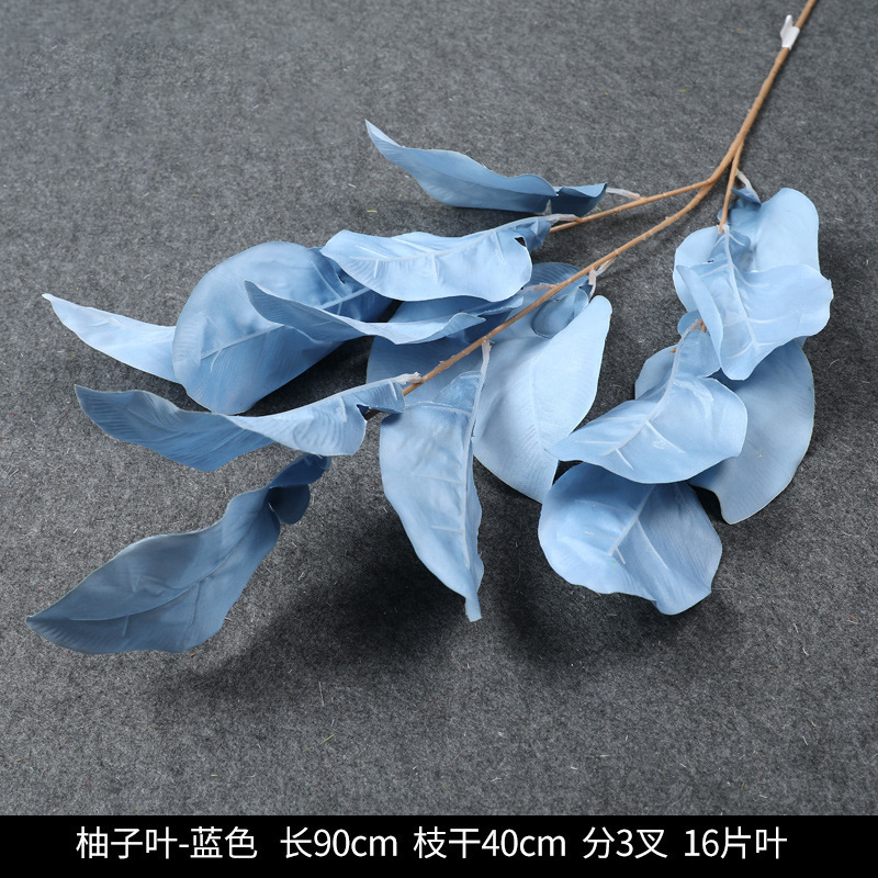 蓝色系仿真花婚礼婚庆场地场景布置道具装饰花艺花材花束假花批发|undefined