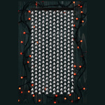 万圣节定位小幽灵门帘雨丝帘节日派对密室逃脱内饰挂件幽灵装饰