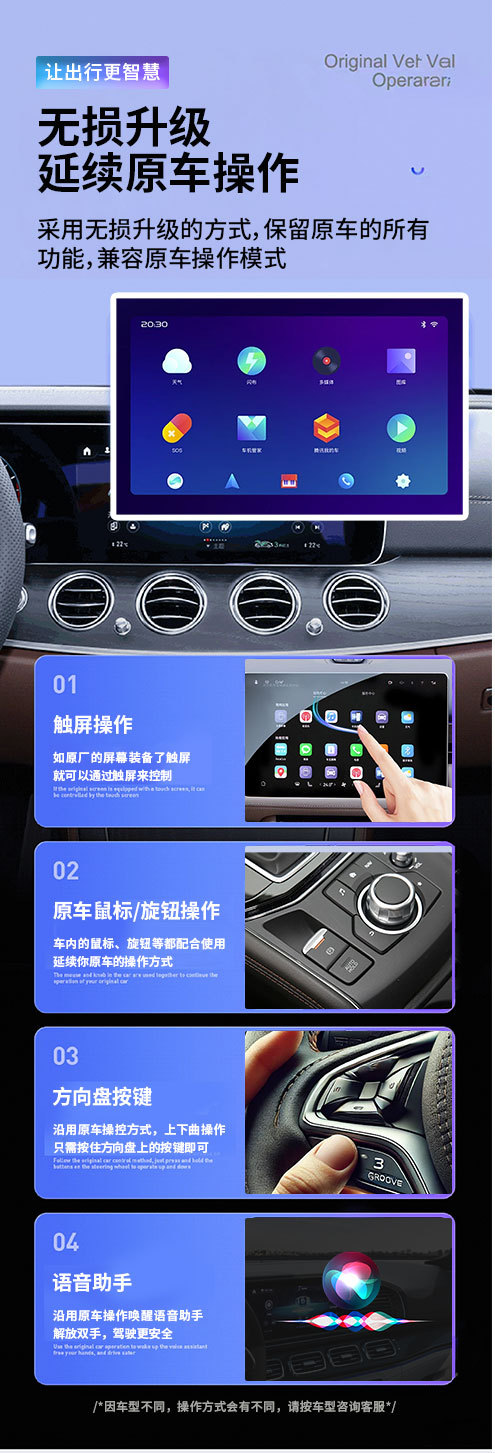 Cross-Border New Product Wireless Carplay Box Wired to Wireless Adapter Carplay Android Auto 2-in-1