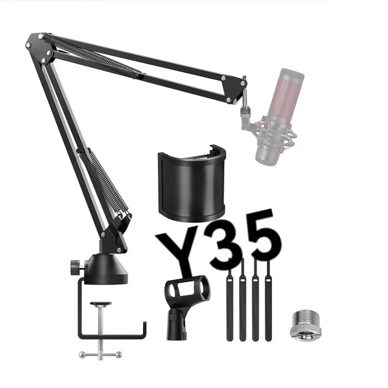 Soporte de micrófono en voladizo transfronterizo de resorte incorporado de 3 a 6kg de Alta Cámara de carga sin rebote Soporte de luz médica