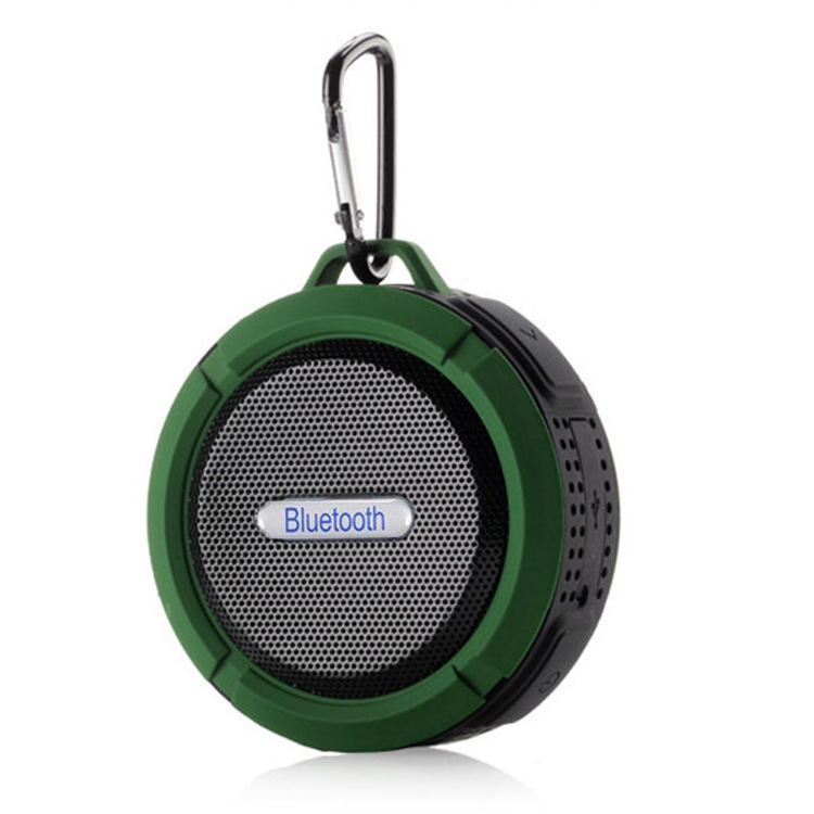C6防水bluetoothスピーカー屋外吸盤ミニbluetoothオーディオ携帯電話車載サブウーファースピーカー|undefined