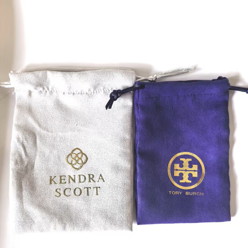 European and American T-brand, KS-brand velvet drawstring pouches in various sizes for jewelry, gift packaging, and storage
