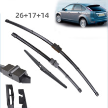 适用于经典福克斯2005-2011前挡风窗玻璃雨刮器后窗雨刷片套件