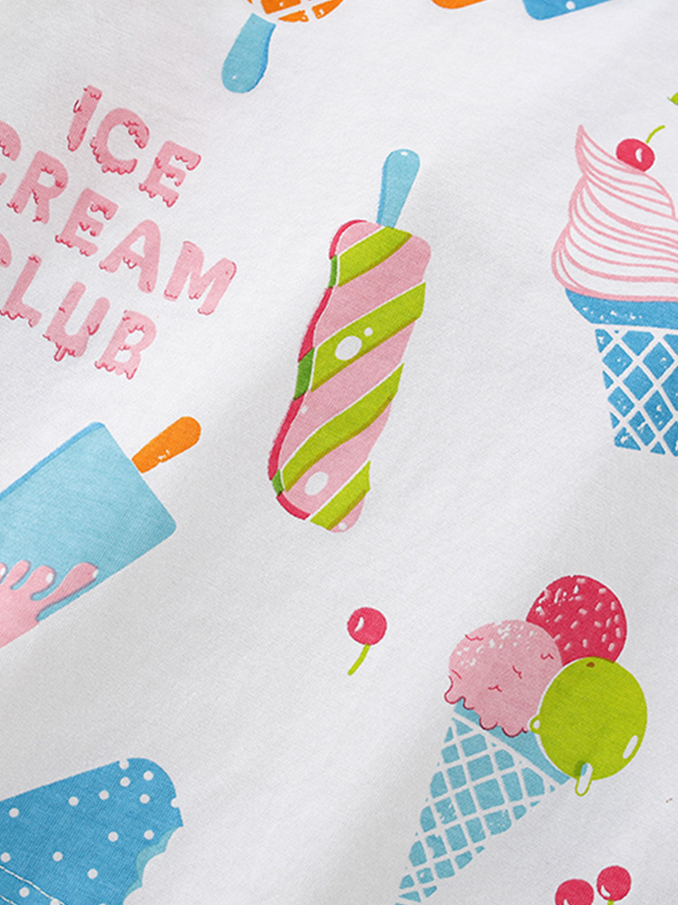 Malwee transfronterizo camiseta infantil de verano nuevo estilo europeo y americano impresión de aire extranjero de cuello redondo de manga corta chaqueta casual
