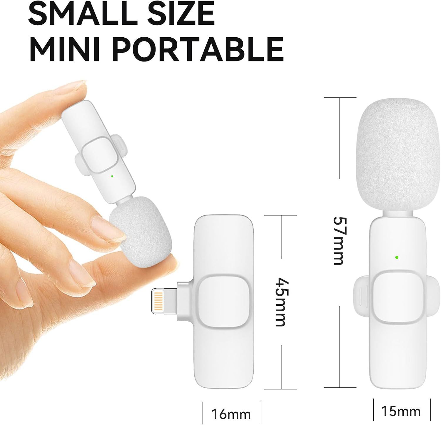 Micrófono de Solapa Inalámbrico K9, Éxito de Ventas Transfronterizo, Juego Completo, Grabación con Teléfono Móvil, Reducción de Ruido, Auriculares para Transmisión en Vivo