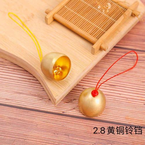Christmas Bell Wind Chime and Copper Bell Accessories, Copper Bell Chain with Bell Hammer, Makes Sound Metal Small Bell Wind Chime DIY Materials