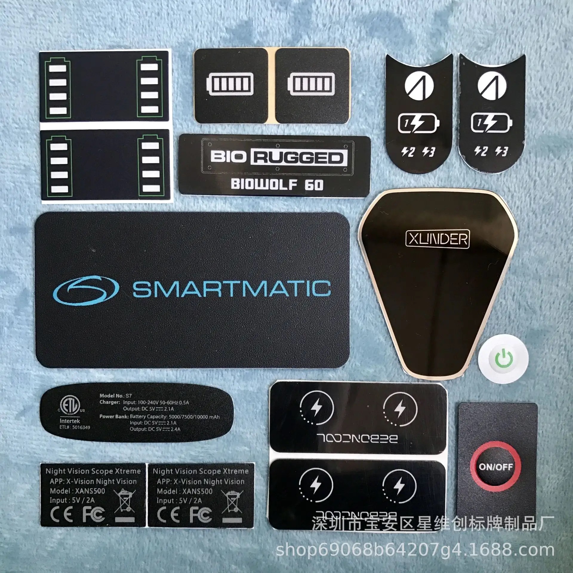 生产PVC面板标牌PET标牌印刷 磨砂PC按键控制鼓包面贴丝印pc面贴