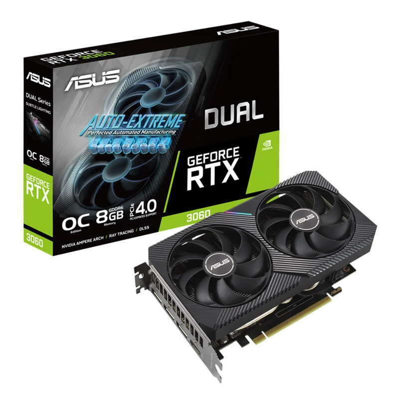 Подходящий ASUS DUAL RTX3060 08G E -Gaming Игровая независимая графическая карта