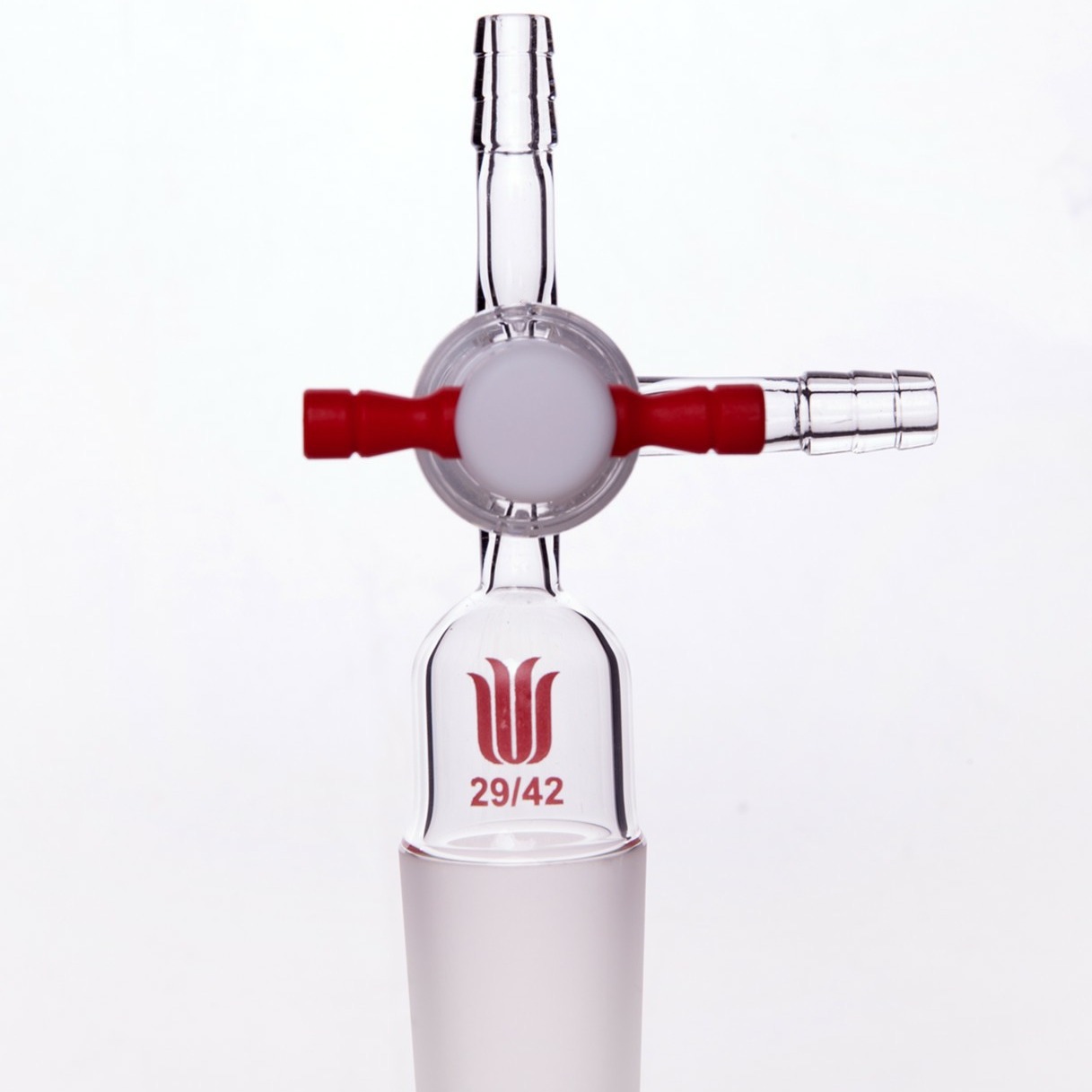 三通接头 用于气体或液体的流向控制，带2mmT型三通的四氟节门