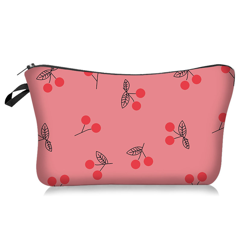 Cosmetic Bag Bags Type Vintage Style Classic Style Color Block Polyester Square Makeup Bags