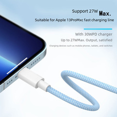 Apple PD Charging Cable for iPhone 14 Data Cable 20W Fast Charging Phone Extension 11 Pro Wholesale