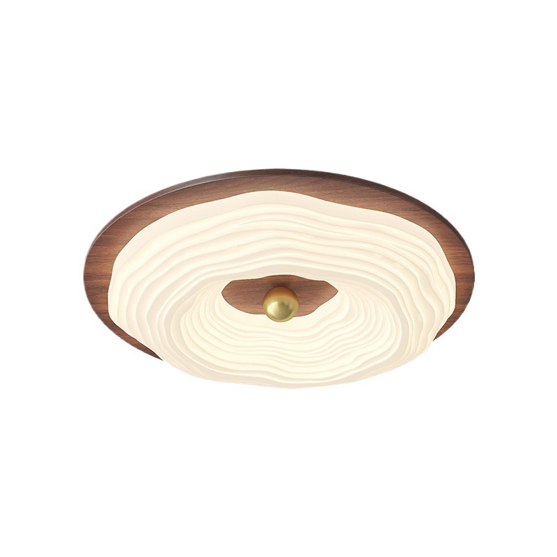 Luz de dormitorio retro americana estilo antiguo 2025, nueva lámpara de techo de habitación de madera atmósfera pasillo lámparas