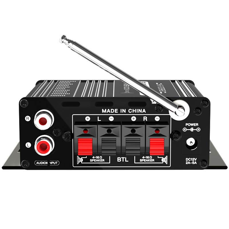 Усилитель автомобильный Mini 370BT с DC-кабелем