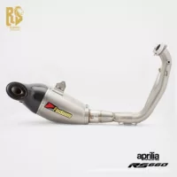 RS Aprilia Aprilia RS660 специальная модифицированная нижняя полноразмерная титановая сплавная углеродная насадка выхлопной трубы для соревнований