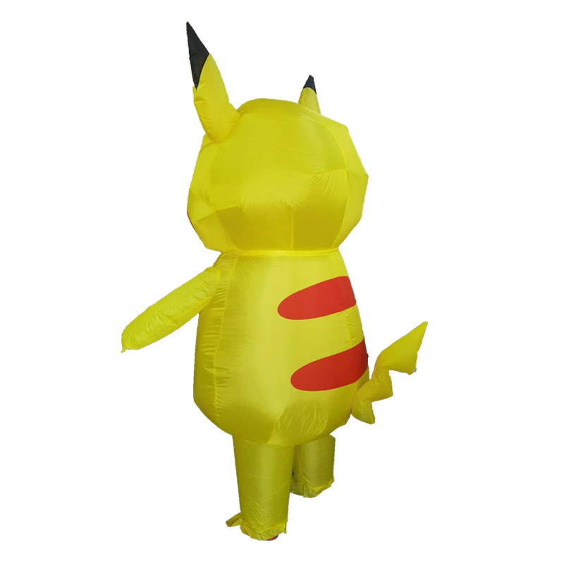 Популярный ввоз Pikachu инфляционный костюм, милый мультяшный персонаж, праздничные реквизиты Pikachu инфляционный костюм