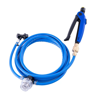 Car cleaning tools Car Wrap Installation, High-Pressure Spray - blue-pipe-with-filter-and-blue-nozzle