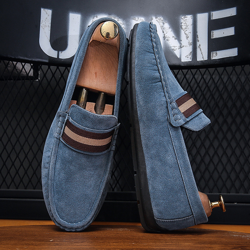 Doudou shoes men's 2024 summer new casual lazy shoes versatile set of feet soft sole breathable loafers cross-border men's shoes