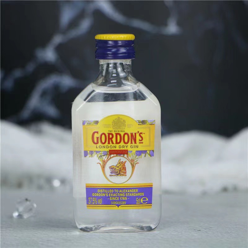 Gordon's GIN哥顿金杜松子酒50ml塑料瓶小酒伴